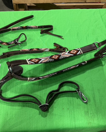 Western Headstall & Breast Collar Beaded Pony