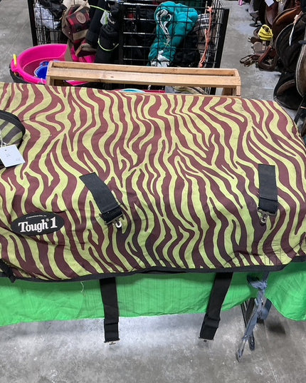 Rain Sheet 72" Green Zebra