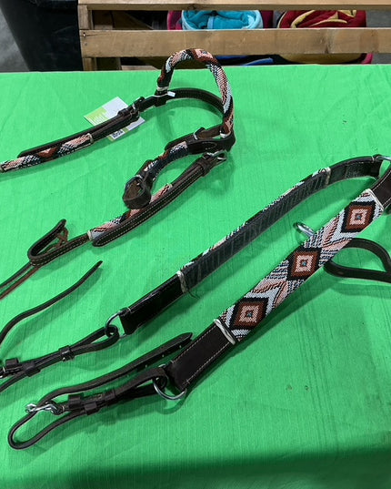 Western Headstall & Breast Collar Beaded Pony