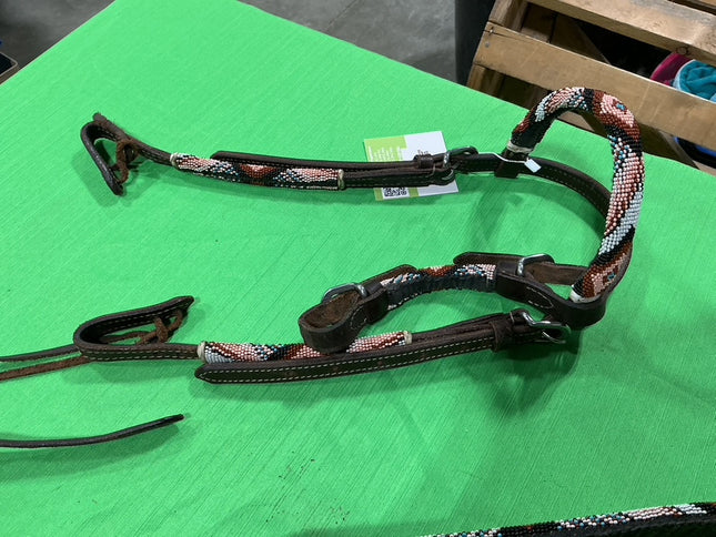 Western Headstall & Breast Collar Beaded Pony