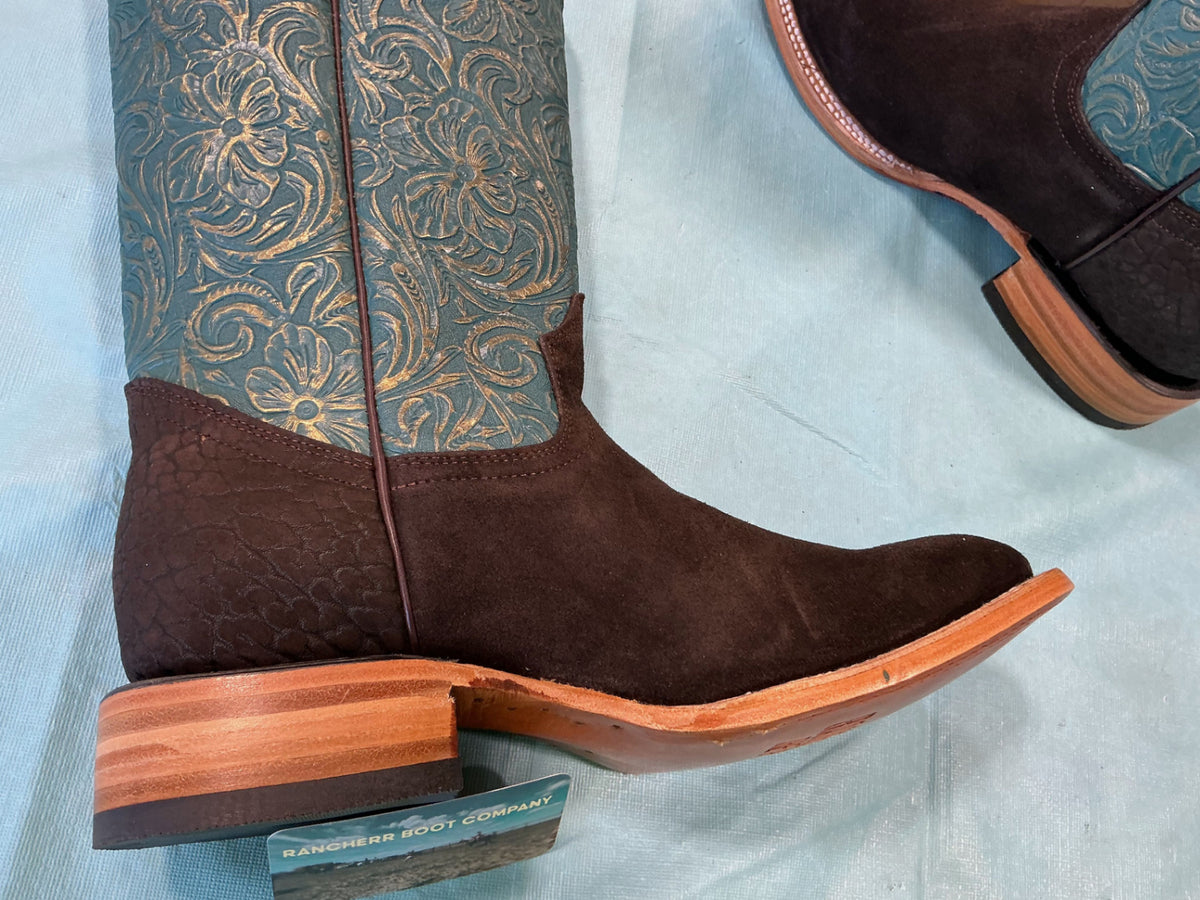 Cowboy Boots Rancher Brand 10 teal