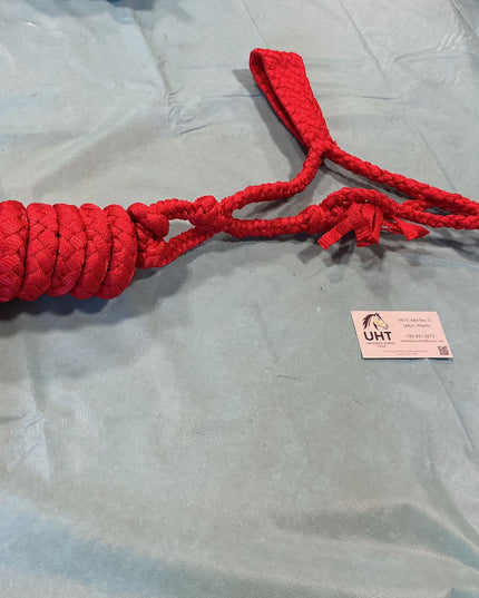 Halter Red Flat Braided Mule Tape 