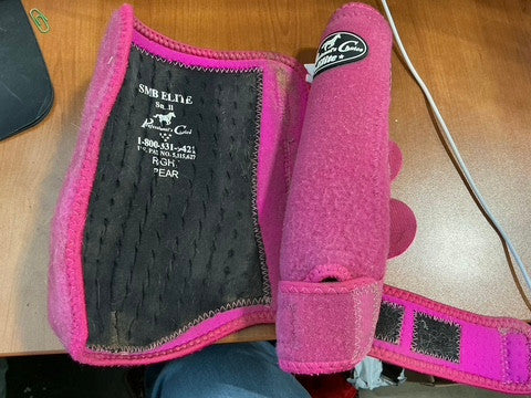 Medicine Boots Pink SMall Back ONLy 