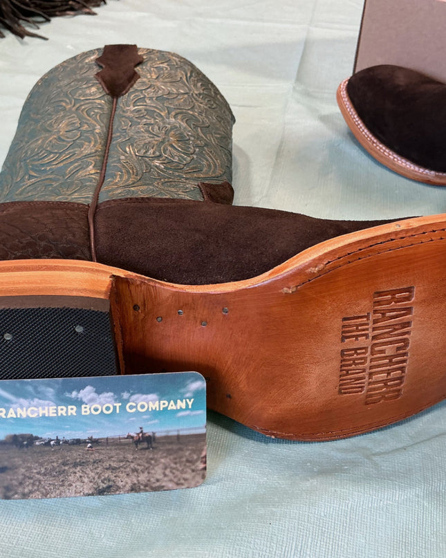 Cowboy Boots Rancher Brand 10 teal 