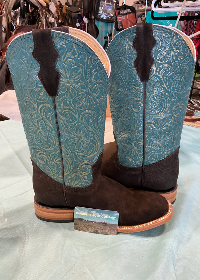 Cowboy Boots Rancher Brand 10 teal 