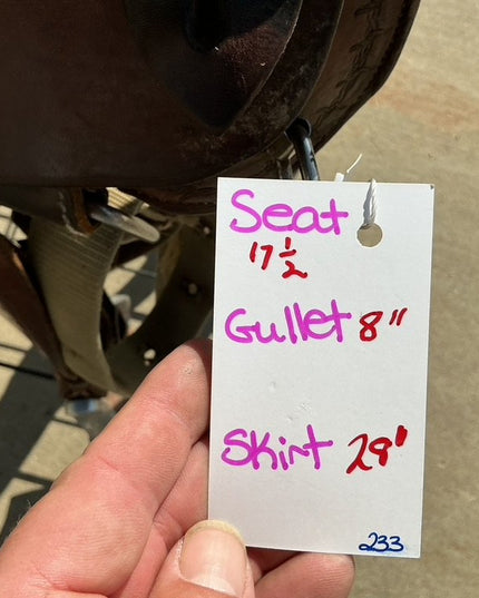 Western Saddle Cutting S17.5" G8" 