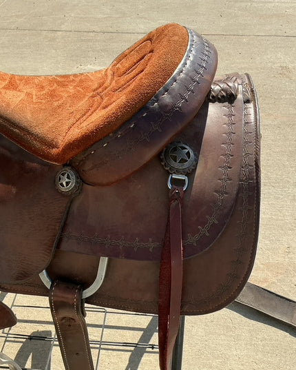 Western Saddle Cutting S17.5" G8" 