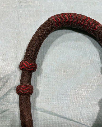Bosal Brown/Red Rawhide