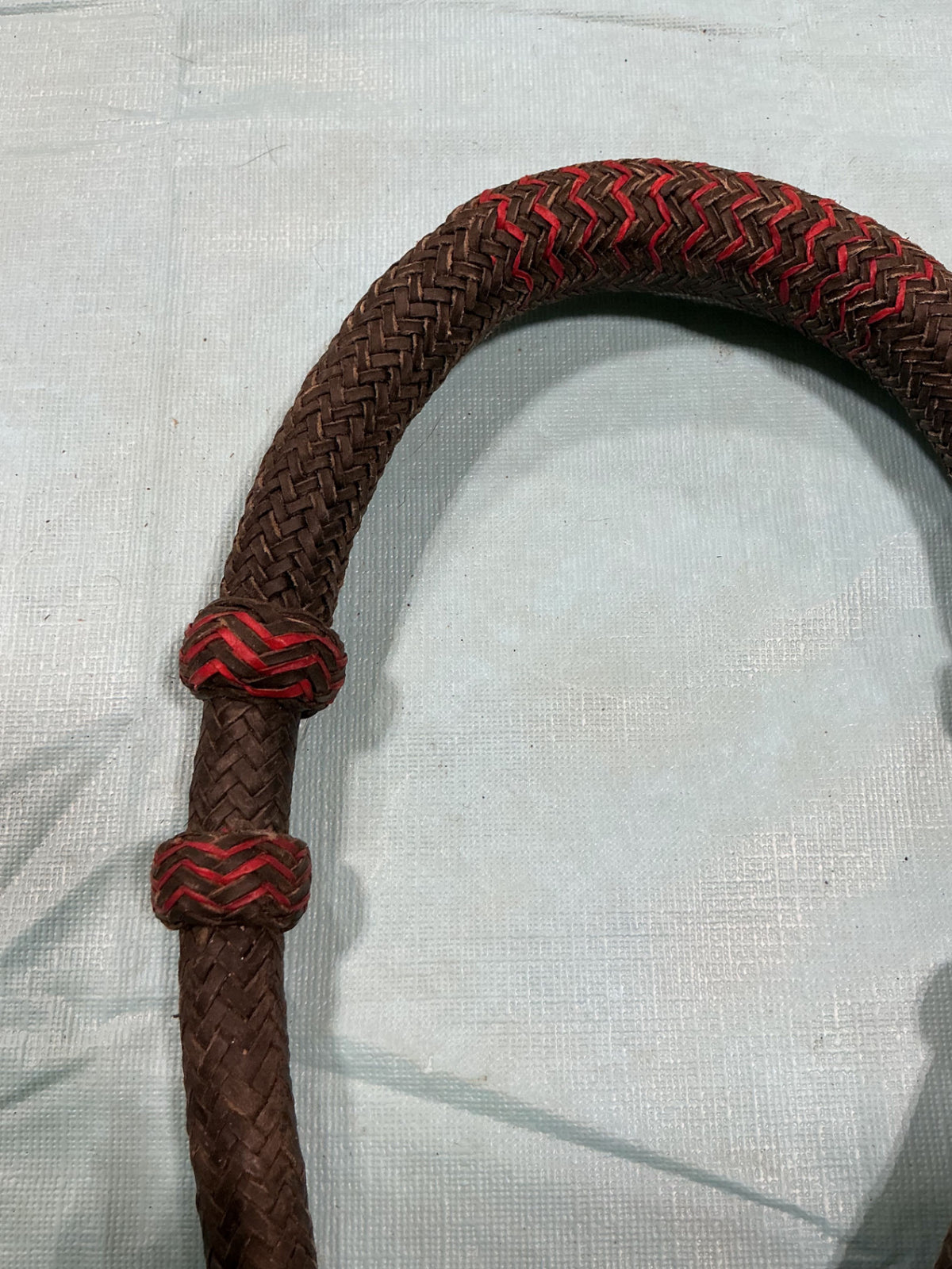 Bosal Brown/Red Rawhide