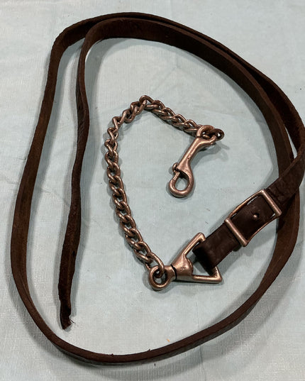 Lead Line Leather with Chain