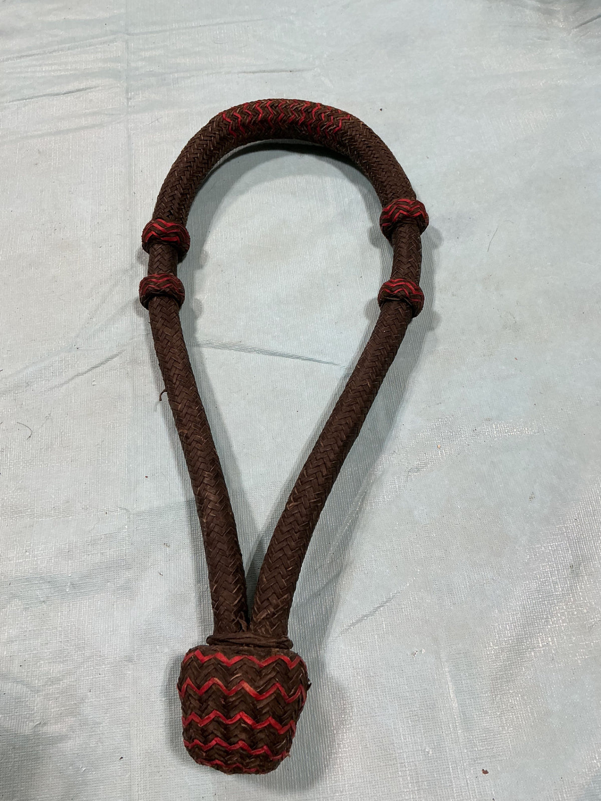 Bosal Brown/Red Rawhide