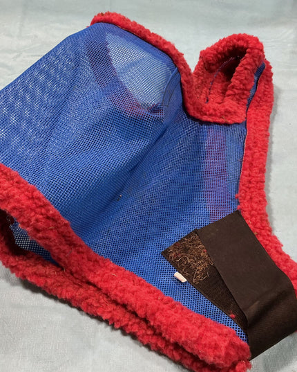 Fly Mask Red/blue