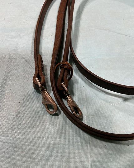 Reins Split Western Brown Leather