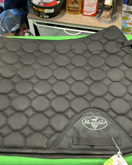 English Dressage Pad Full Black PC 