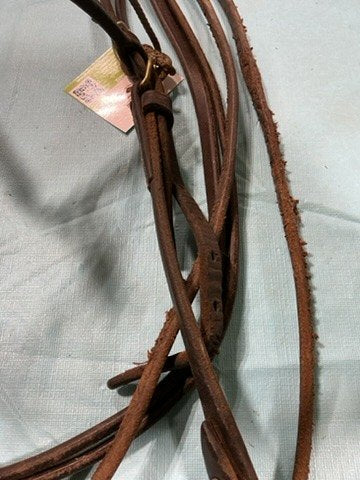 Bridle Western with Reins Snaffle Bit 5 1/4"  (wear on reins)