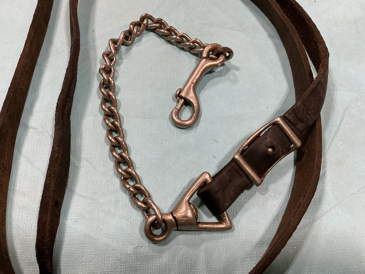 Lead Line Leather with Chain