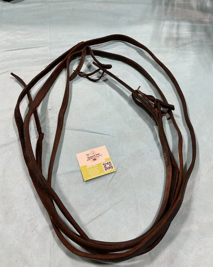 Reins Brown Leather Split  (very worn)