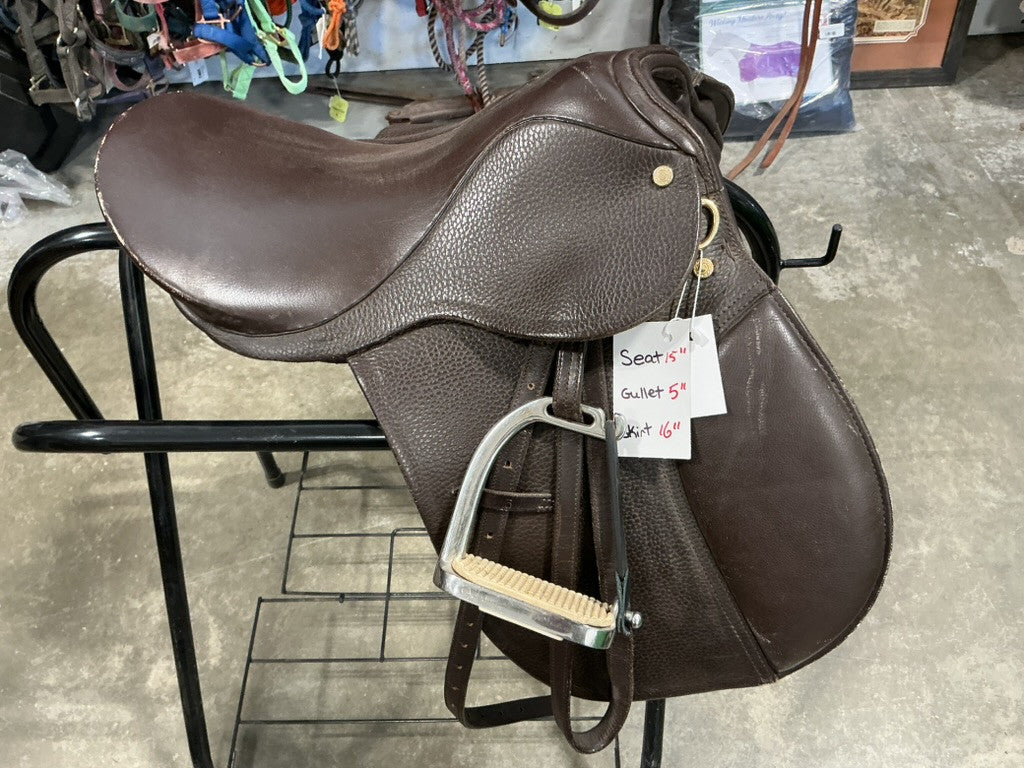 English Saddle All Purpose Brown S15" G5"