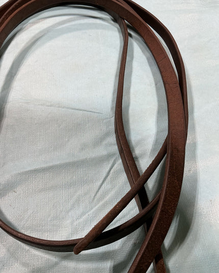 Reins Split Western Brown Leather
