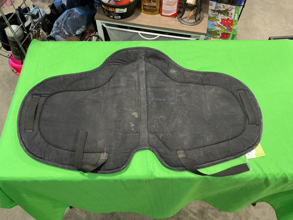 English 1/2 Saddle Pad – Black | Used, Good