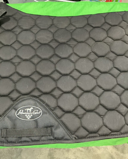 English Dressage Pad Full Black PC 