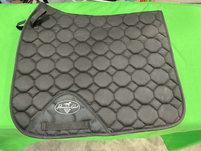 English Dressage Pad Full Black PC 