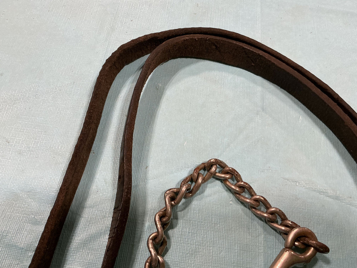 Lead Line Leather with Chain