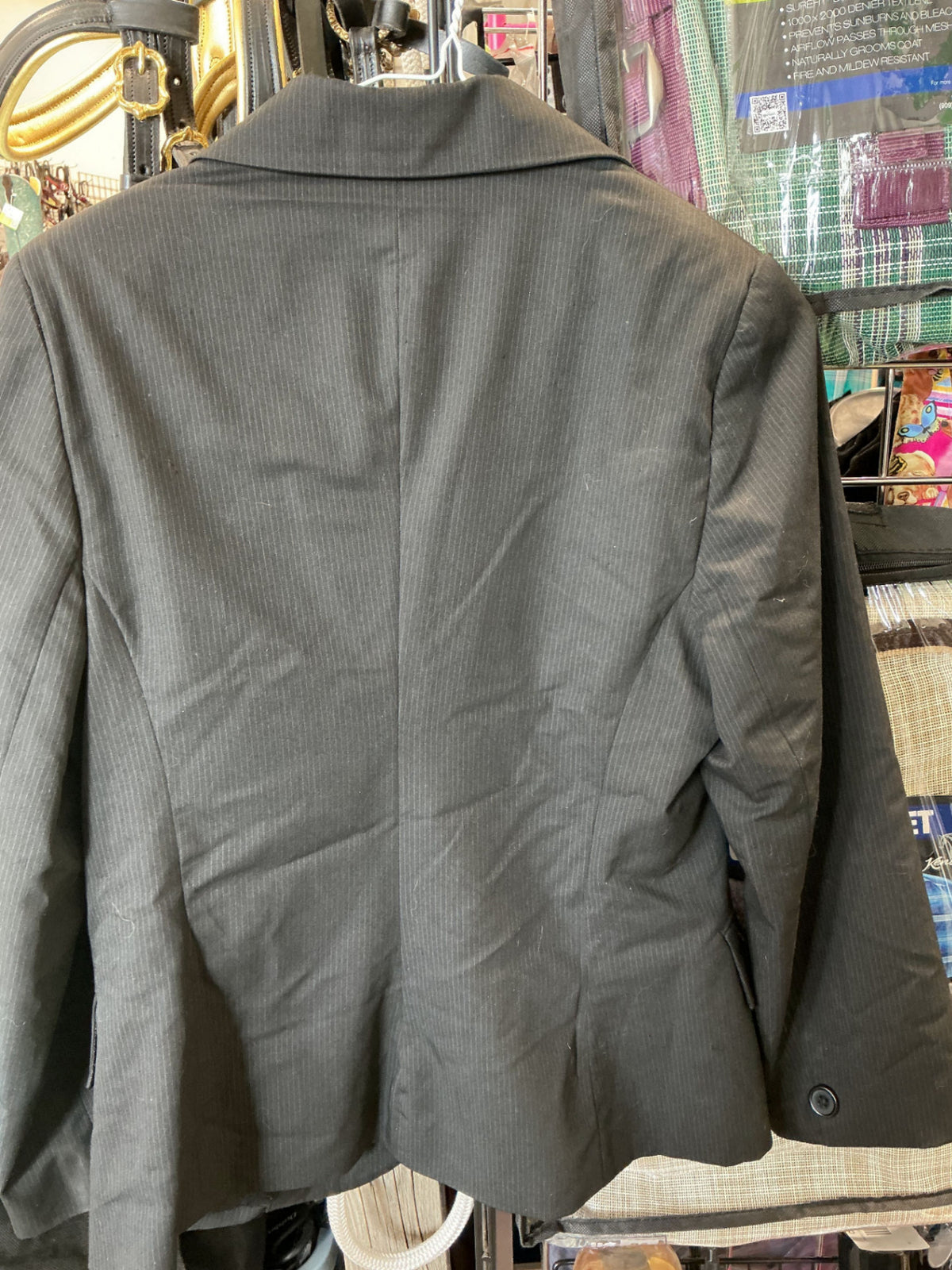 Blazer Black Pinstripe Size Small