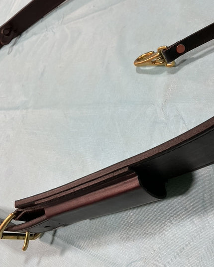 Back Cinch with Billets Tucker Brown Leather
