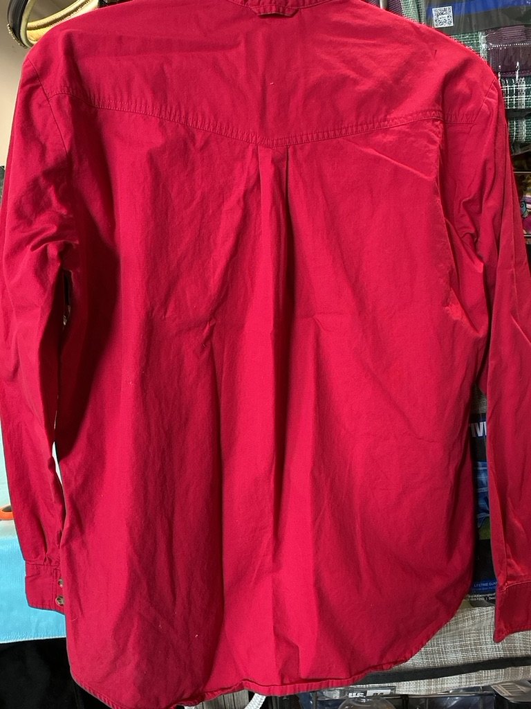Shirt Roper Red Size Small