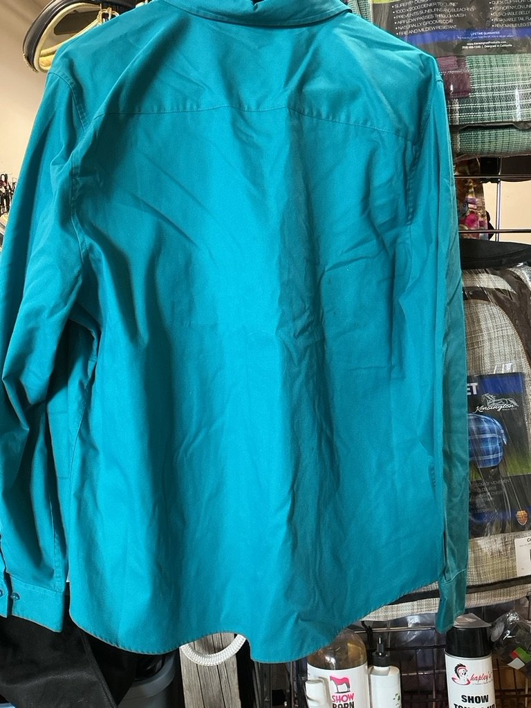 Western Shirt Ladies Port Authority Size XXL Teal
