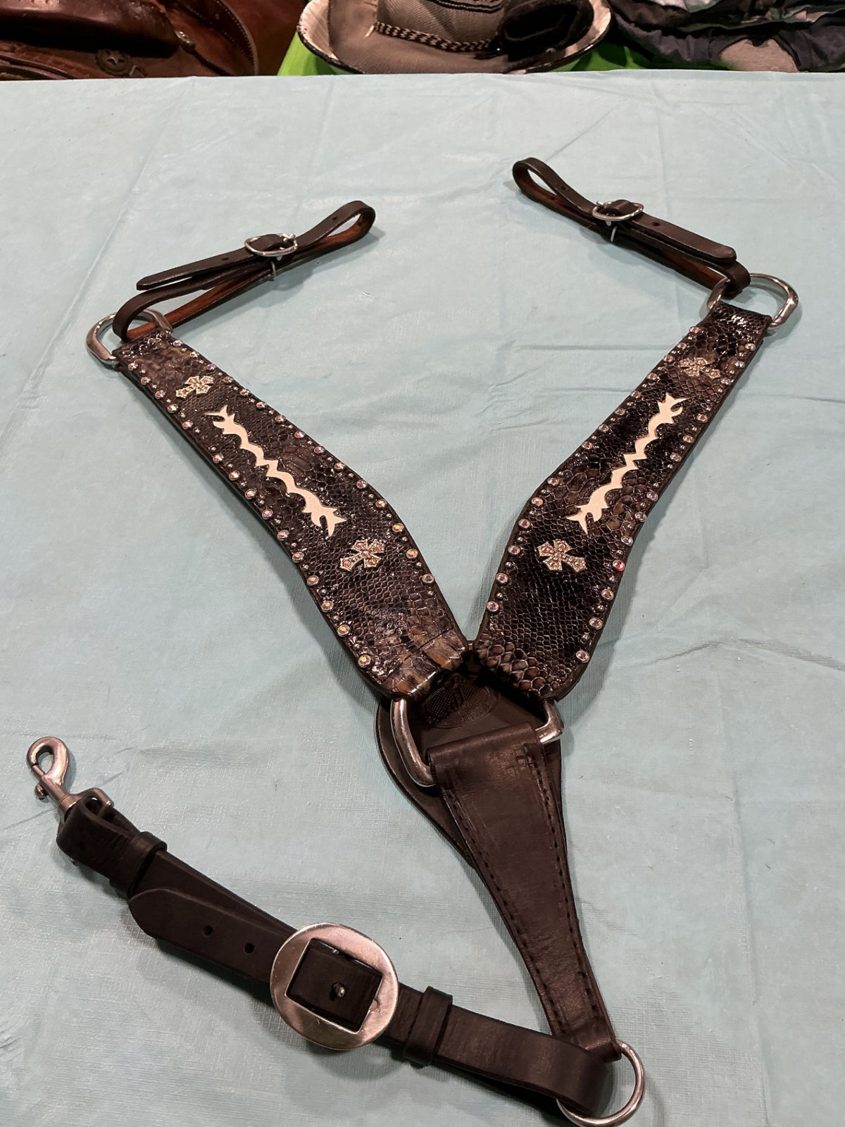 Western Breast Collar Double J Saddlery Decorative Rhinestones