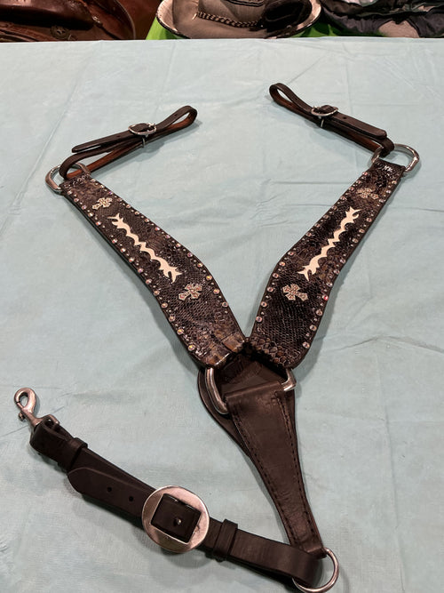 Western Breast Collar – Double J Saddlery, Rhinestones | Used, Very Good