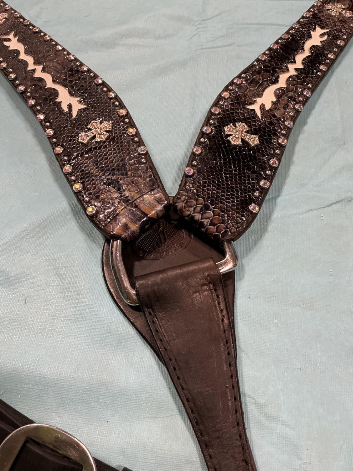 Western Breast Collar Double J Saddlery Decorative Rhinestones