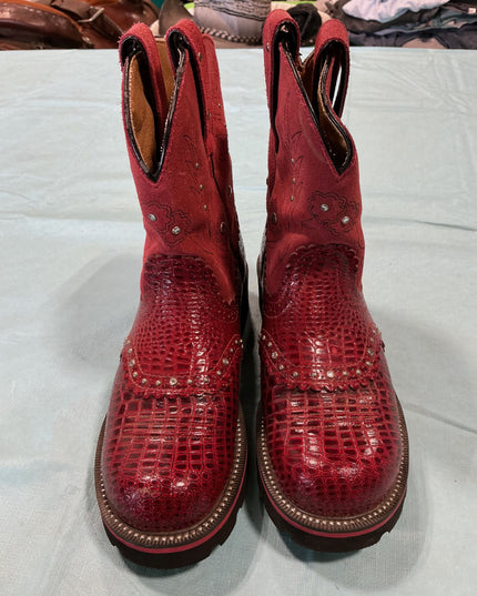 Cowboy Boots Fatbaby Red Size 7 1/2 B