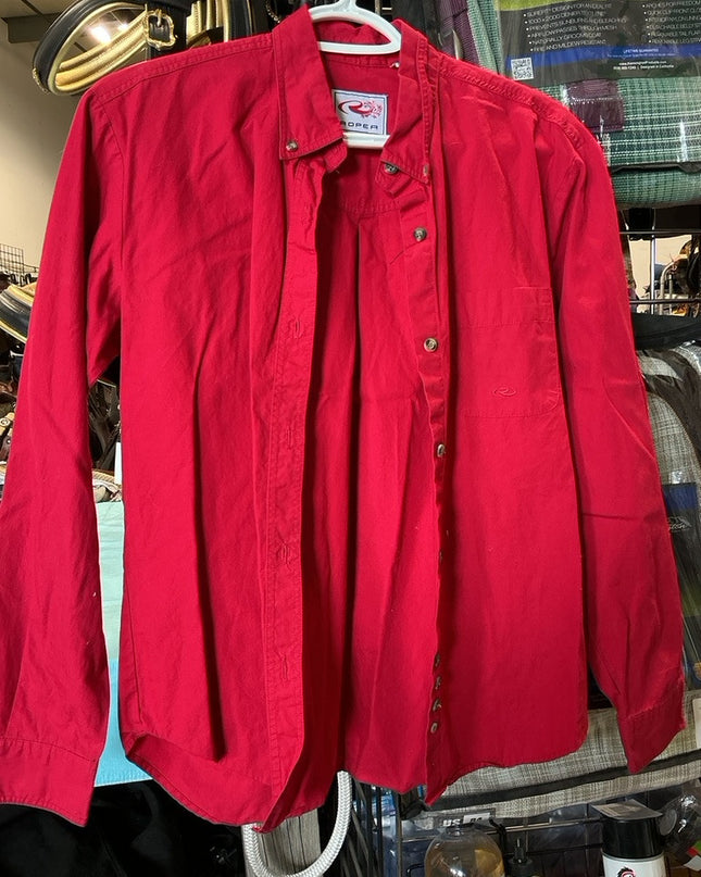 Shirt Roper Red Size Small
