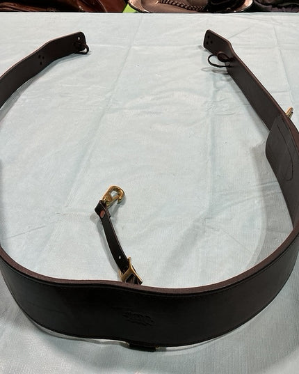 Back Cinch with Billets Tucker Brown Leather