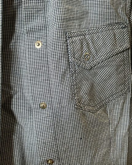 Shirt Roper Navy Blue Plaid Size Small