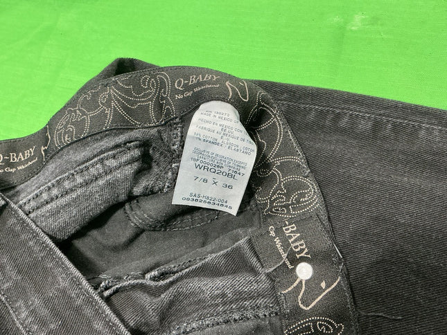 Jeans Black 7/8 36 Q-Baby