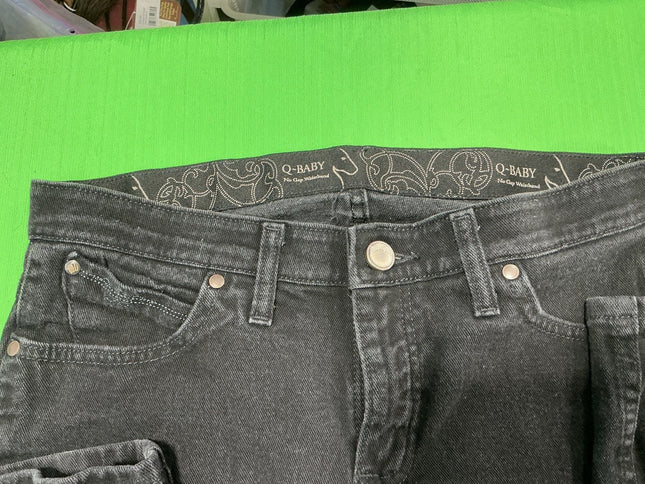 Jeans Black 7/8 36 Q-Baby