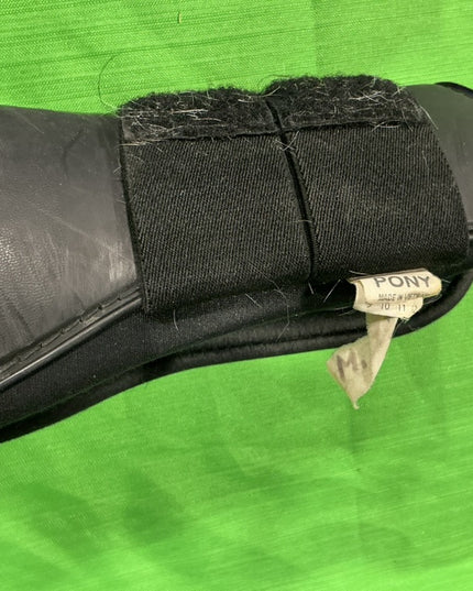 Open Front Jump Boots Black B