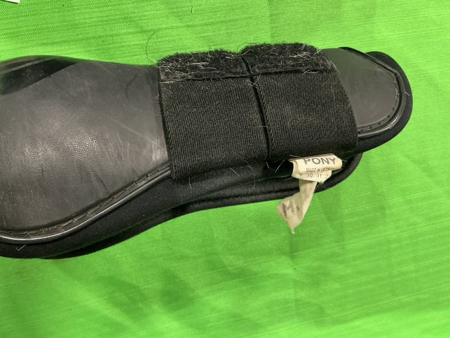 Open Front Jump Boots Black B