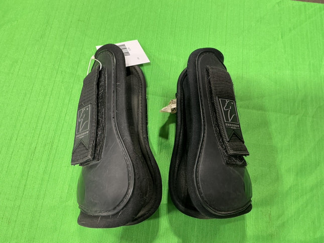 Open Front Jump Boots Black B