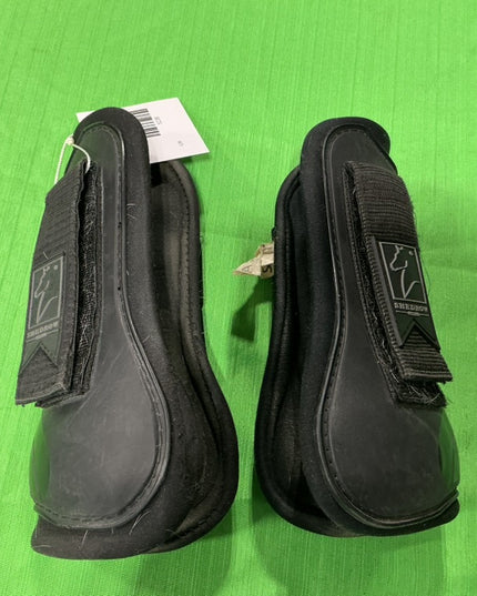 Open Front Jump Boots Black B