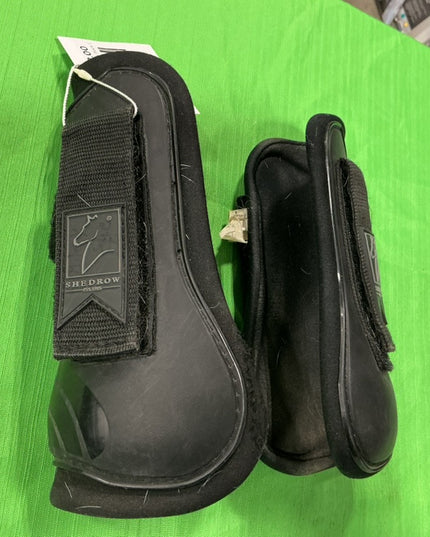 Open Front Jump Boots Black B