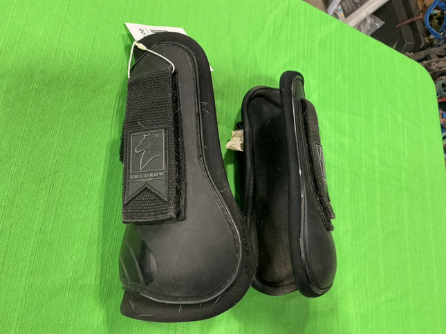 Open Front Jump Boots Black B