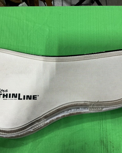 English Half Saddle Pad Thin Line Small 