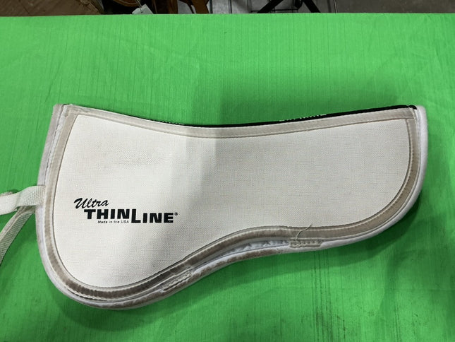 English Half Saddle Pad Thin Line Small 