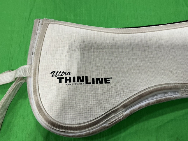 English Half Saddle Pad Thin Line Small 