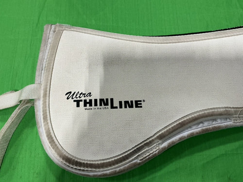 English Half Saddle Pad Thin Line Small